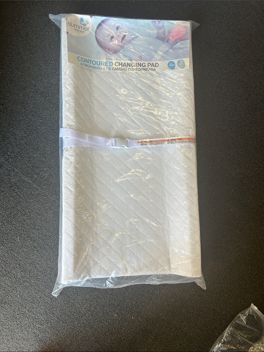 Summer Infant White Quilted Contoured Changing Pad Cover